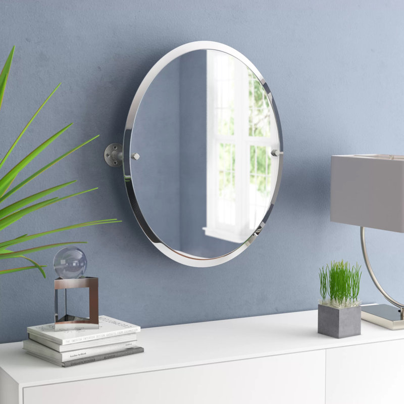 Wrought Studio Anya Frameless Oval Bathroom / Vanity Mirror Wayfair.ca